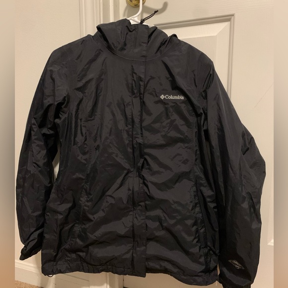 Columbia Jackets & Blazers - Black Columbia rain coat.